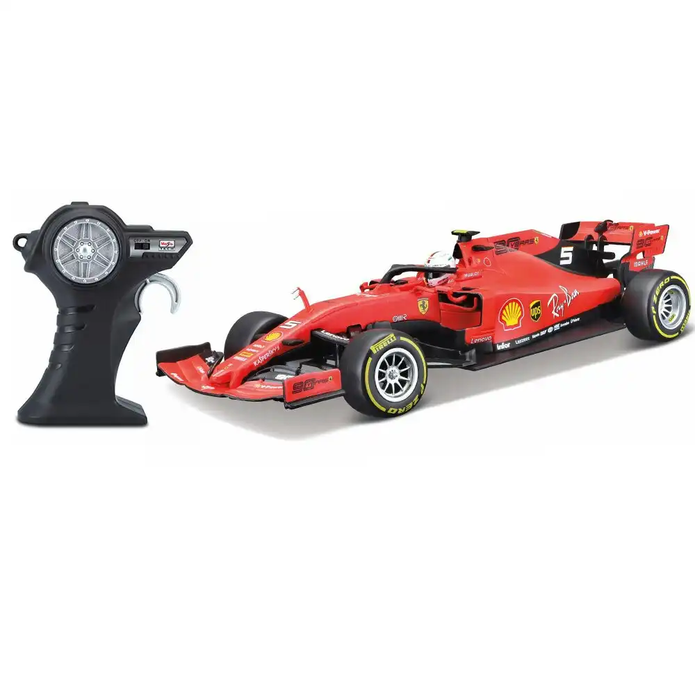 Maisto Tech 1:24 RC Car F1 2019 Ferrari SF90 2.4Ghz & USB Assorted w/ Remote 5y+