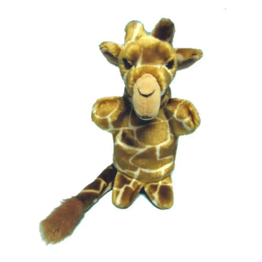 Korimco 25cm Giraffe Kids/Children Body Puppet Role Play Soft Toy 3y+ Brown
