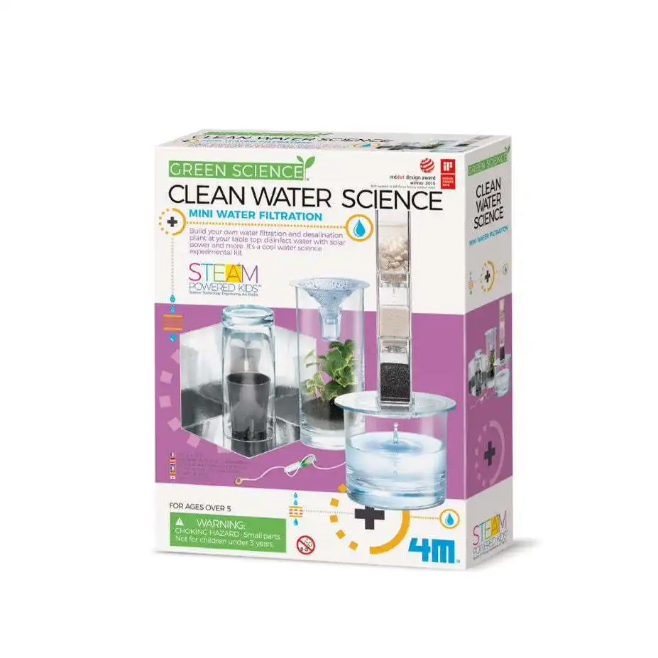 4M  Green Science: Clean Water Science Educational Kids/Toddler Activity Toy 8y+