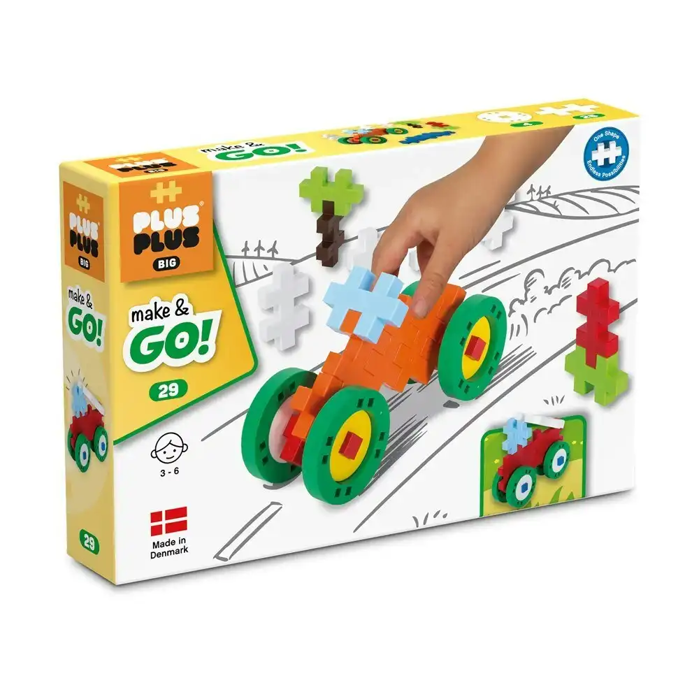 Plus-Plus BIG Make & Go! 29 Build/Create Puzzle Play Kids Learning Fun Toy 3+