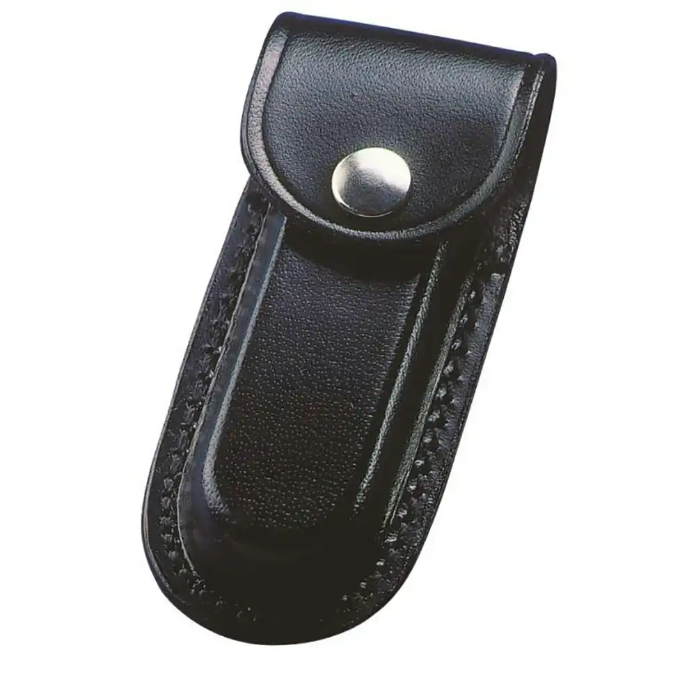 Whitby Knives Leather Knife Pouch/Holster/Sheath Black Size M For 4.5'' Knife