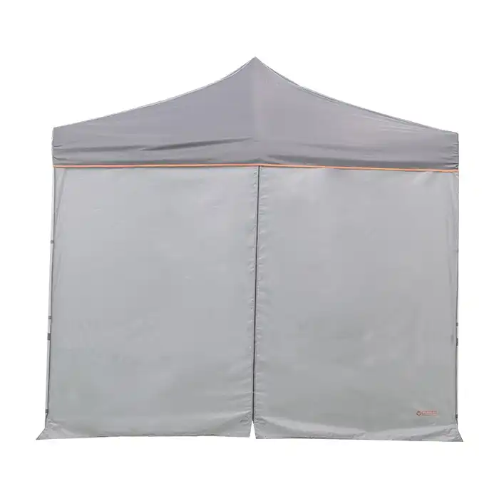 Wildtrak Solid Wall Centre Zip 3.0 Accessory For 3m Gazebo Outdoor Camping White