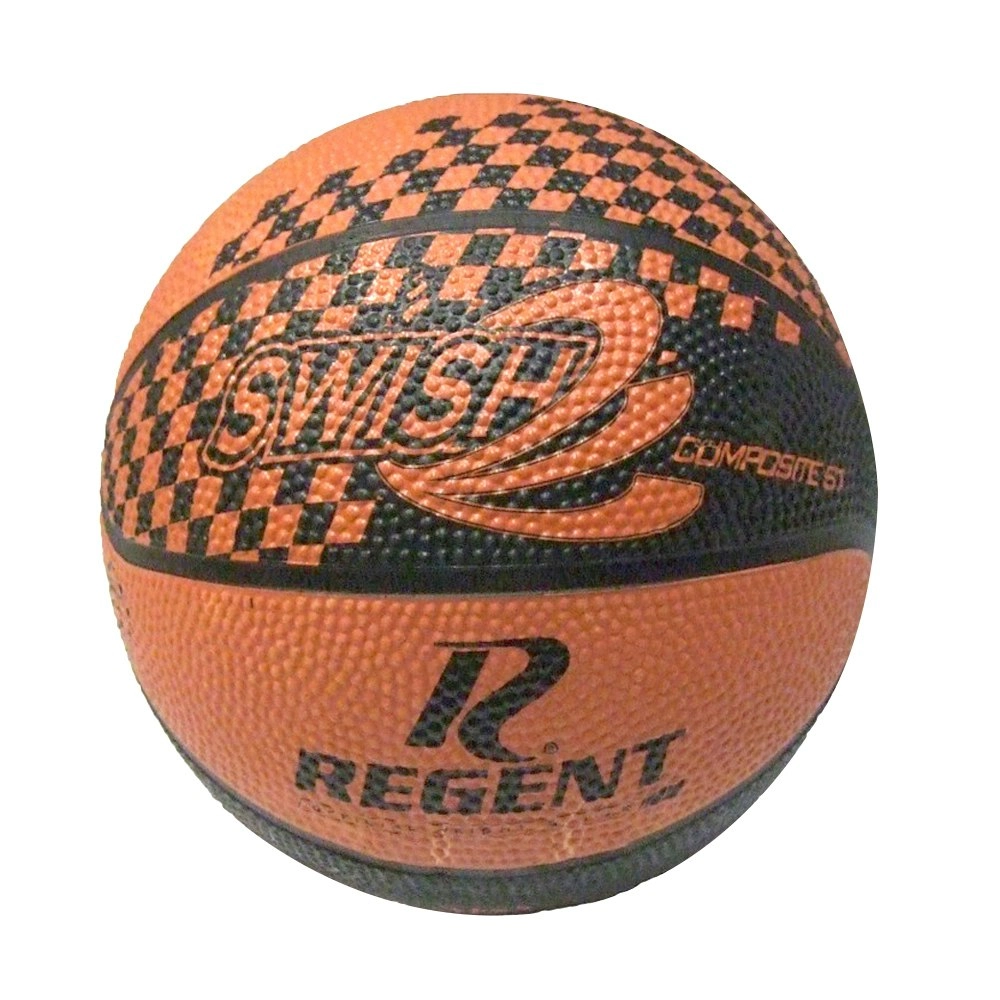 Regent Swish Indoor/Outdoor Training Basketball Size 1 Synthetic Rubber ORNG/BLK