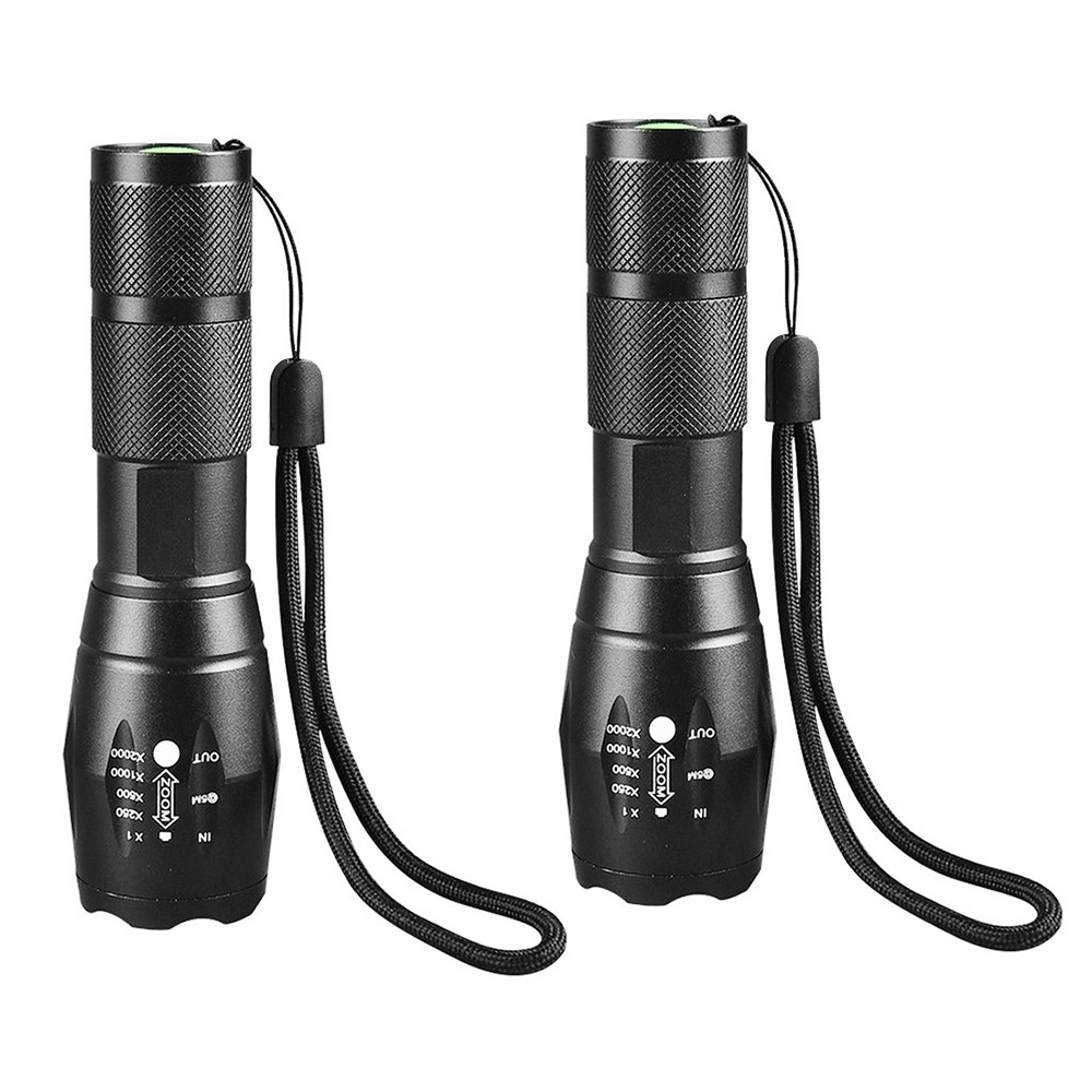 2PK Sansai Tactical Grade Ultra Bright Camping/Hiking/Outdoors Battery LED Torch