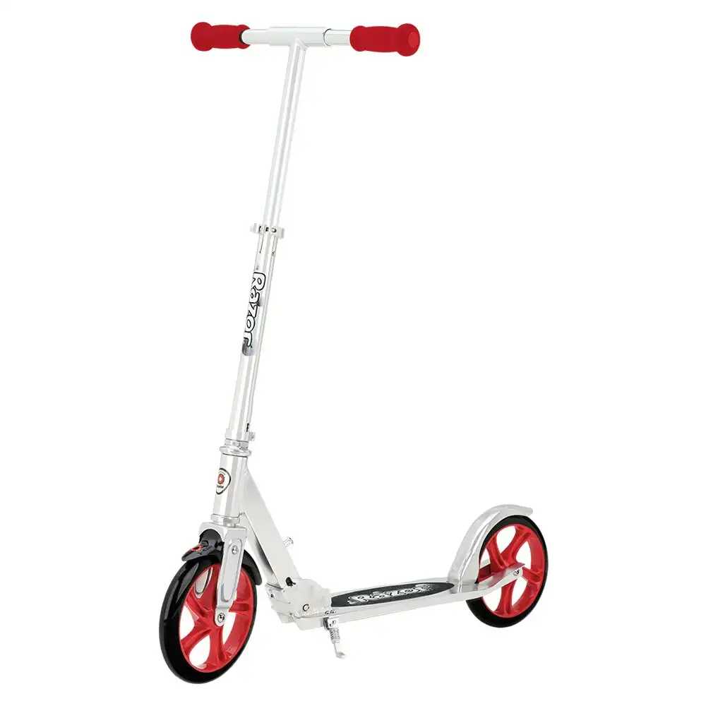 Razor A5 Lux Foldable Kick Scooter Silver/Red Kids/Childrens Ride On Toy 8y+