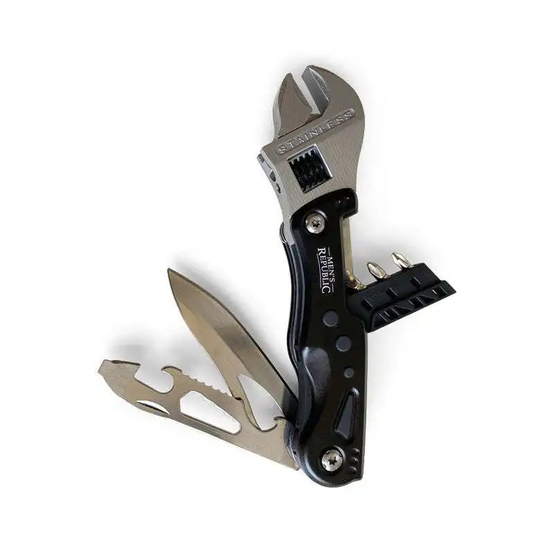 Men's Republic Multi Function Multi Tool Wrench 10 In 1 Home/Garage DIY Set