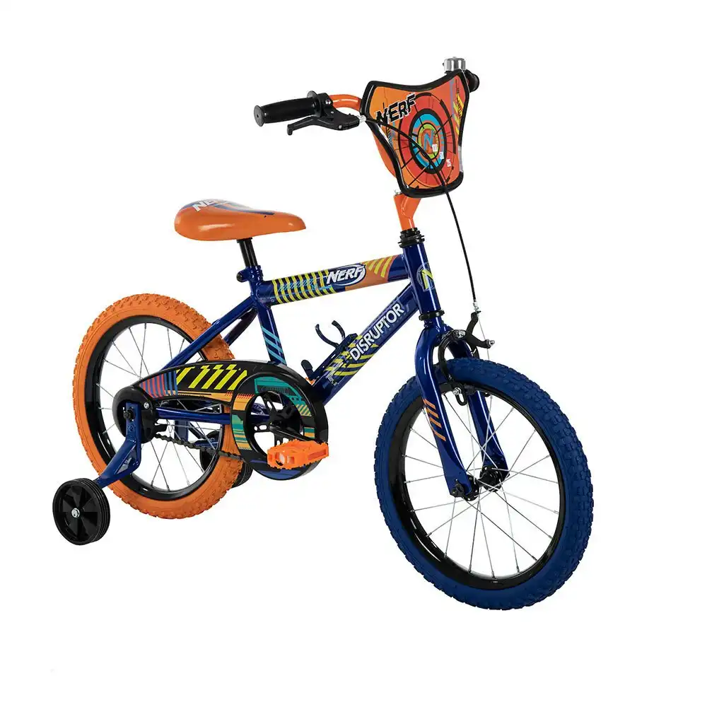 Huffy Nerf 40cm Kids/Children's Outdoor Push Bike/Bicycle w/Training Wheels 3y+