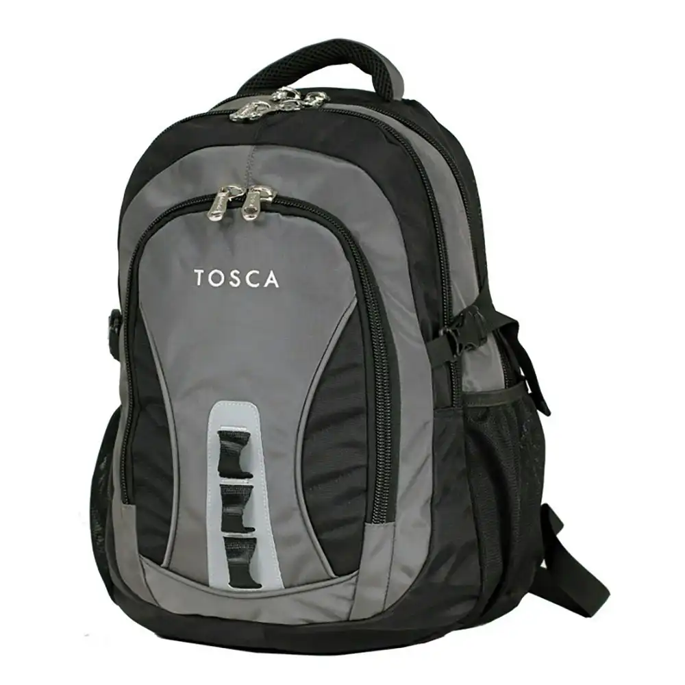 Tosca 46x31x22cm/31L Adult Shoulder Outdoor/Utility Backpack Bag - Black/Grey