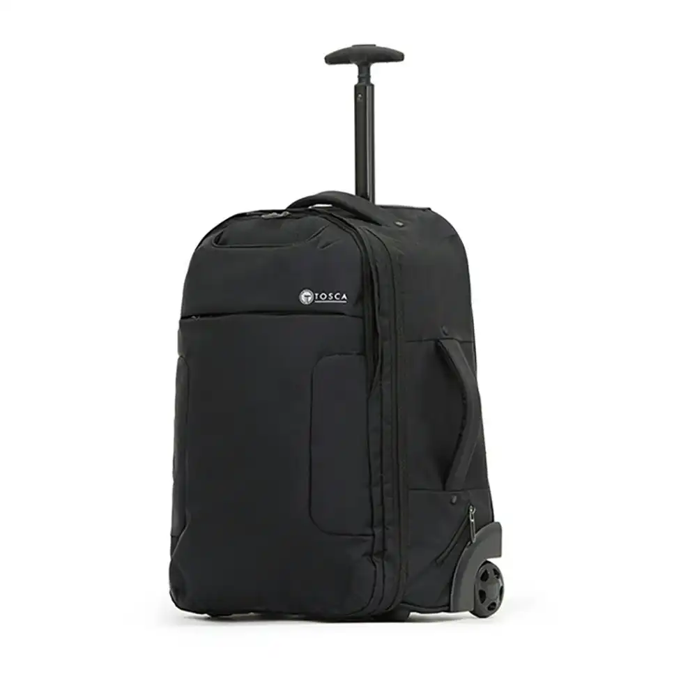 Tosca So-Lite 3.0 Trolley Wheel Bag/Backpack Hybrid Holiday/Travel Bag - Black