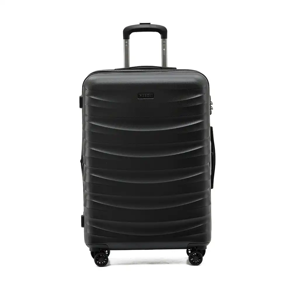 Tosca Interstellar 86L/26" Trolley Case Medium Luggage Travel Suitcase Black