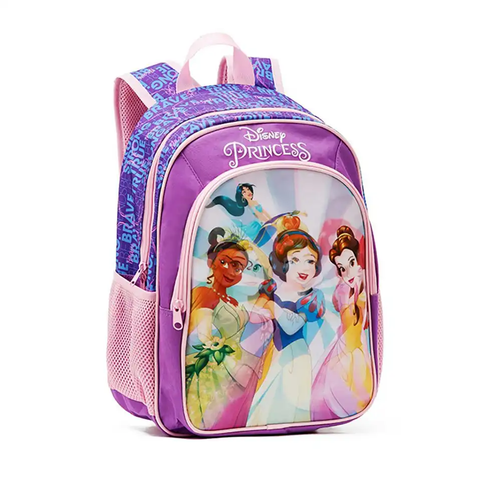 Disney Princesses Hologram Kids/Childrens Shoulder Backpack Bag 38x28x16cm