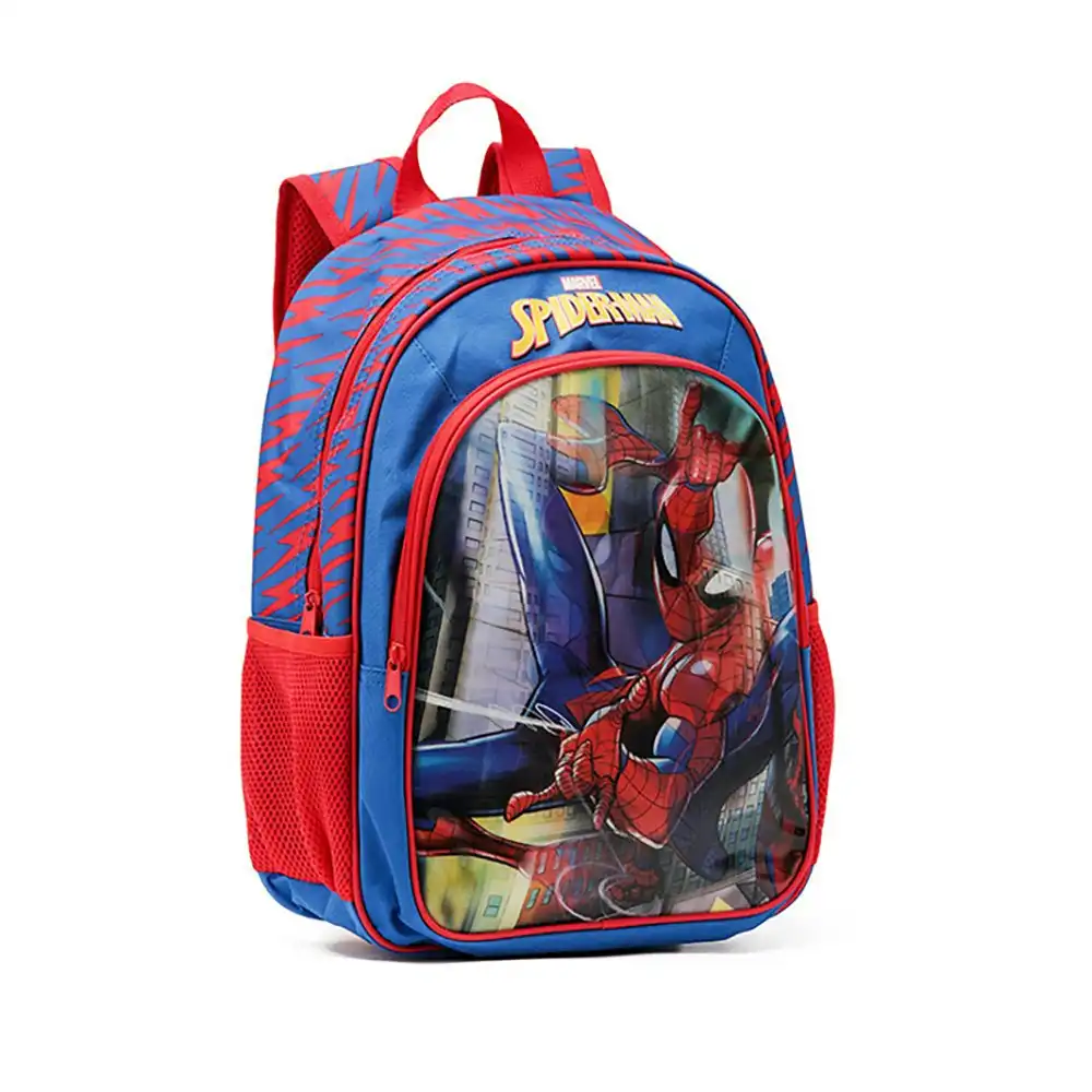 Marvel Spiderman Hologram Kids/Childrens Shoulder Zipper Backpack Bag 38x28x16cm