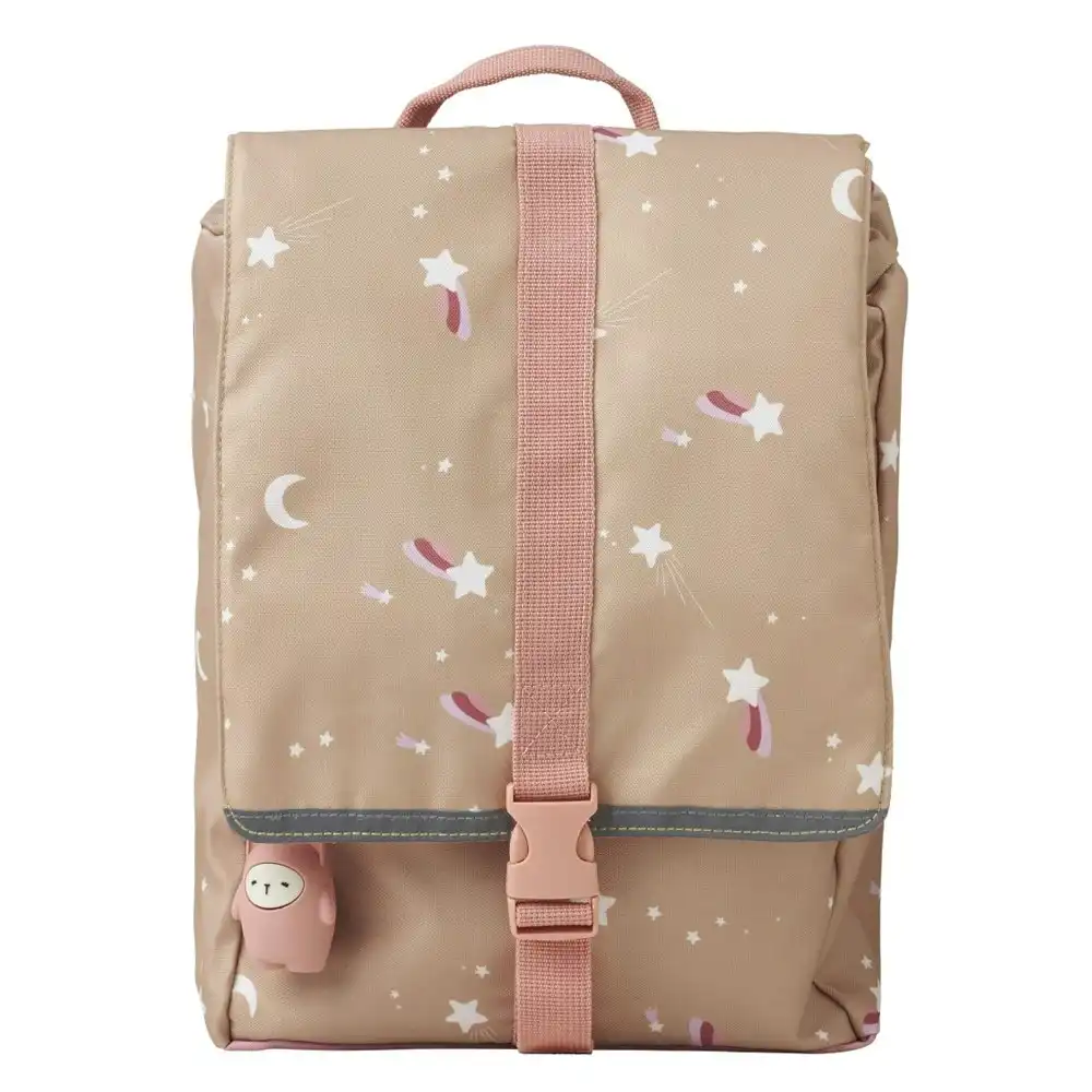 Fabelab Eco Backpack 32cm/7L School Travel Carry Bag Shooting Star Small Caramel