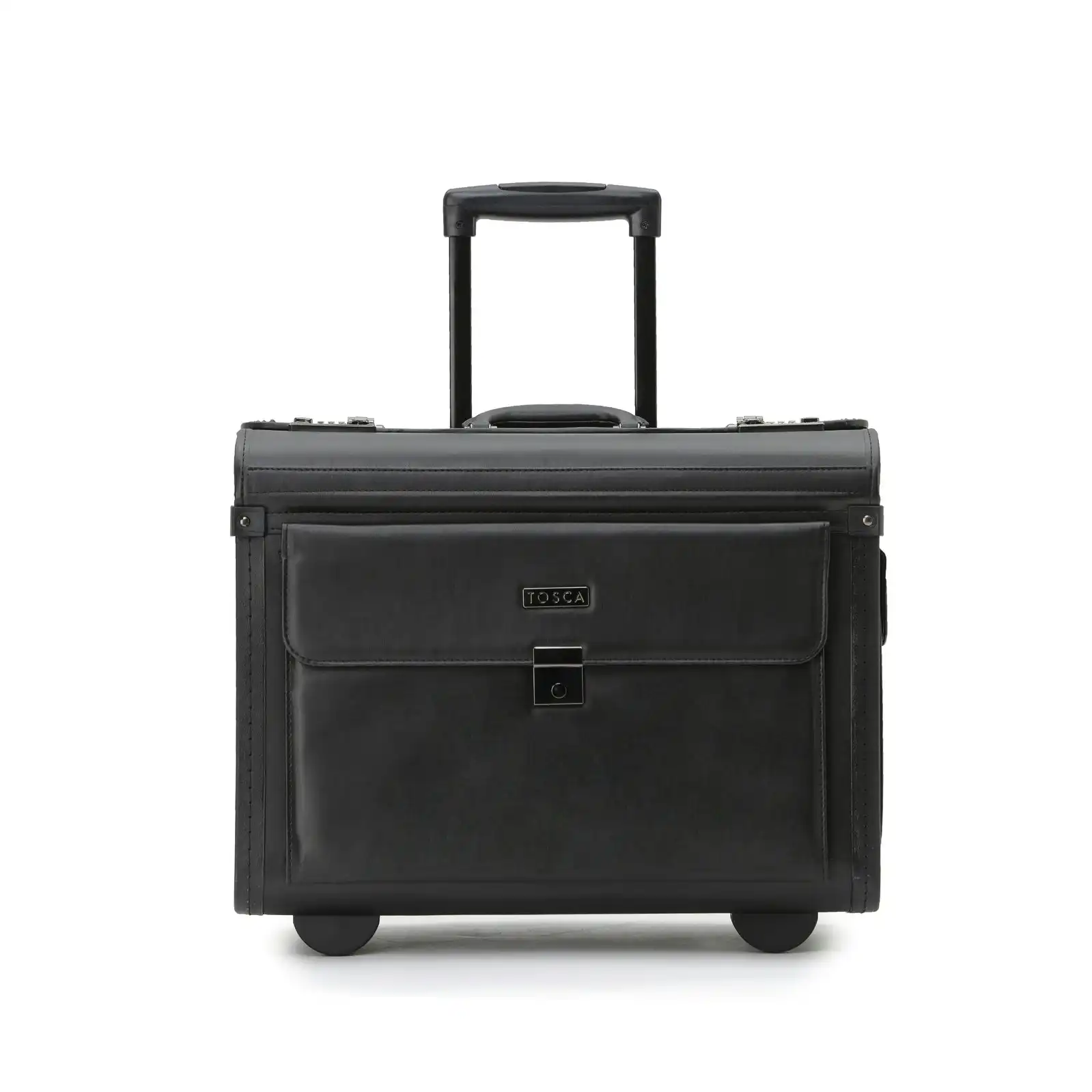 Tosca Pilot Wheeled Professional Business/Laptop Travel Suitcase Bag Black
