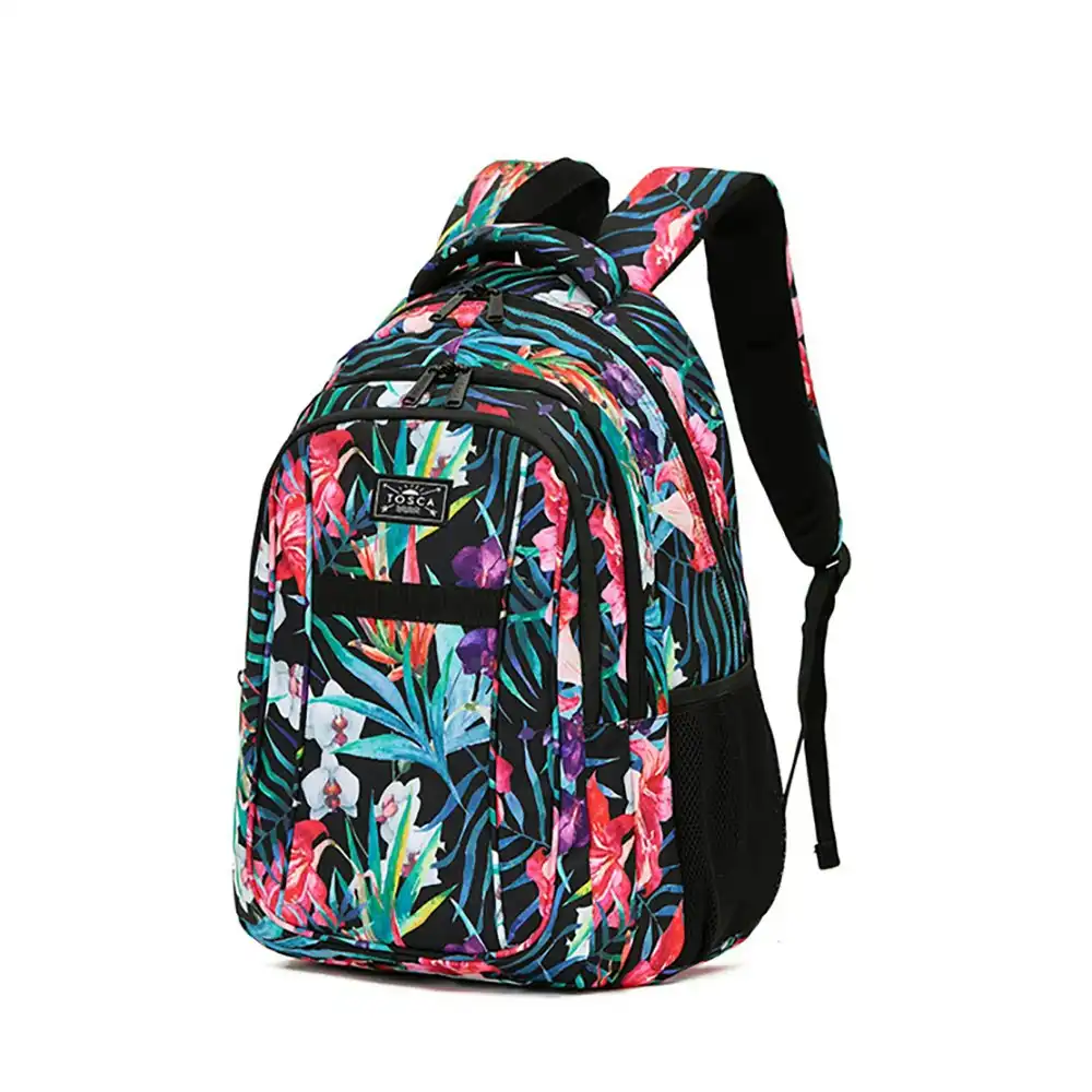 Tosca 35L/48x30x25cm Adult Padded Shoulder Padded Outdoor Backpack - Black/Multi