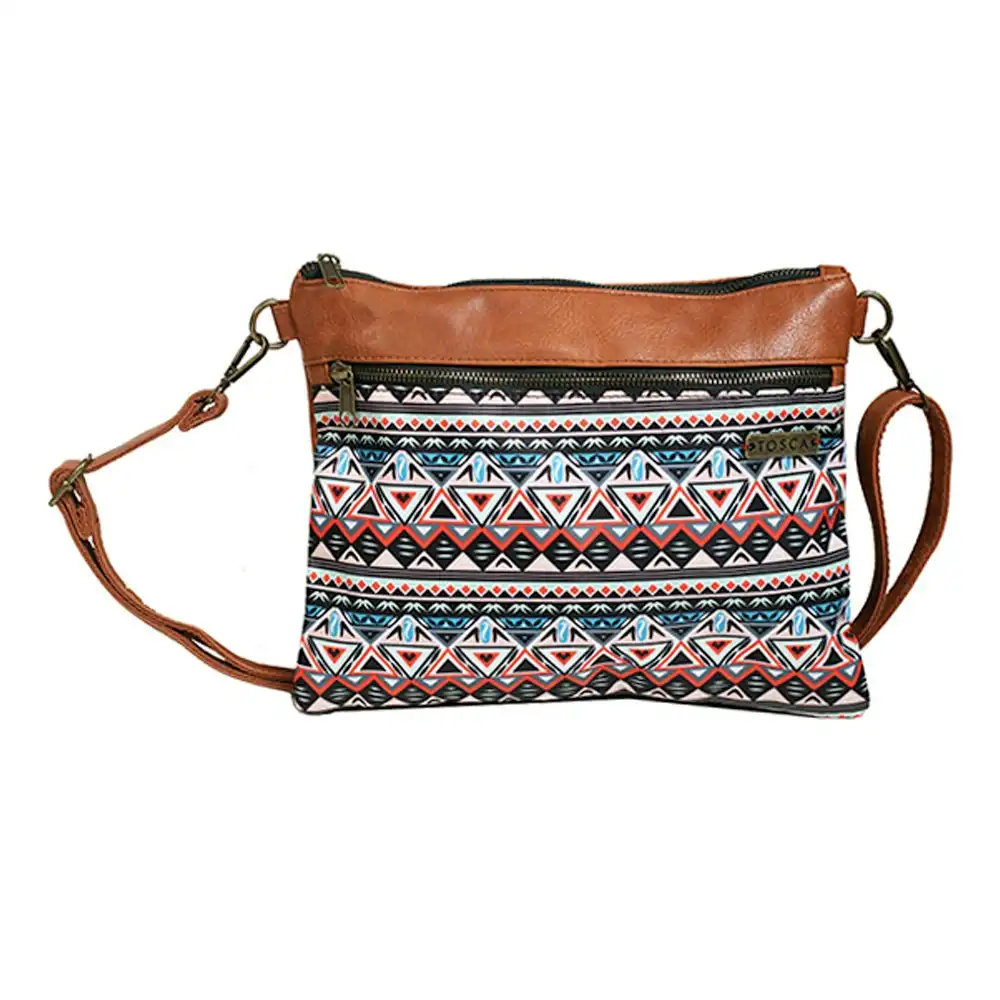 Tosca Women's/Ladie's Slinger Cross Body/Shoulder Bag/Pouch/Handbag Aztec
