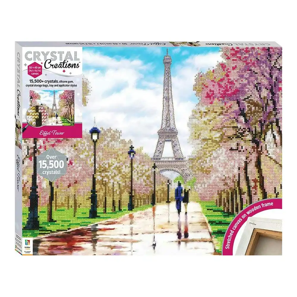 Art Maker Crystal Craft 40x50cm Canvas Eiffel Tower Diamond Painting w/ Stylus