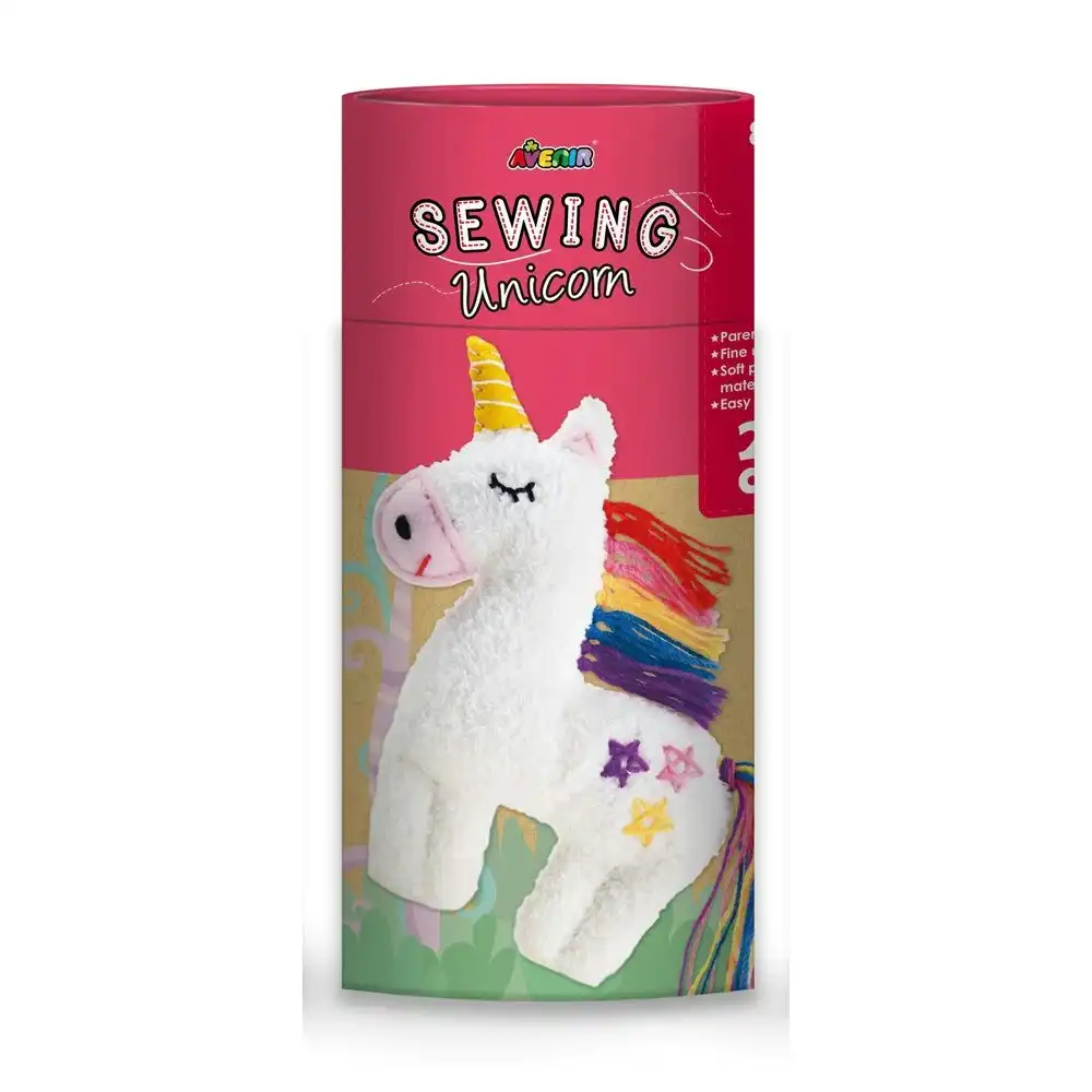 Avenir Sewing Kit Soft Plush Doll Unicorn Kids/Children Fun Craft Activity 6y+