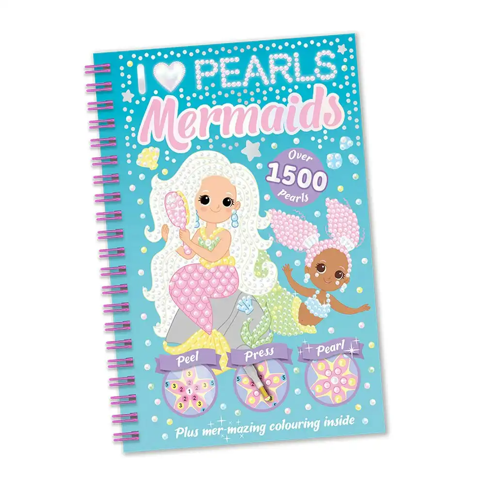 Bookoli I Love Pearls Mermaids Art/Craft Kids/Children Activity Fun Play Book
