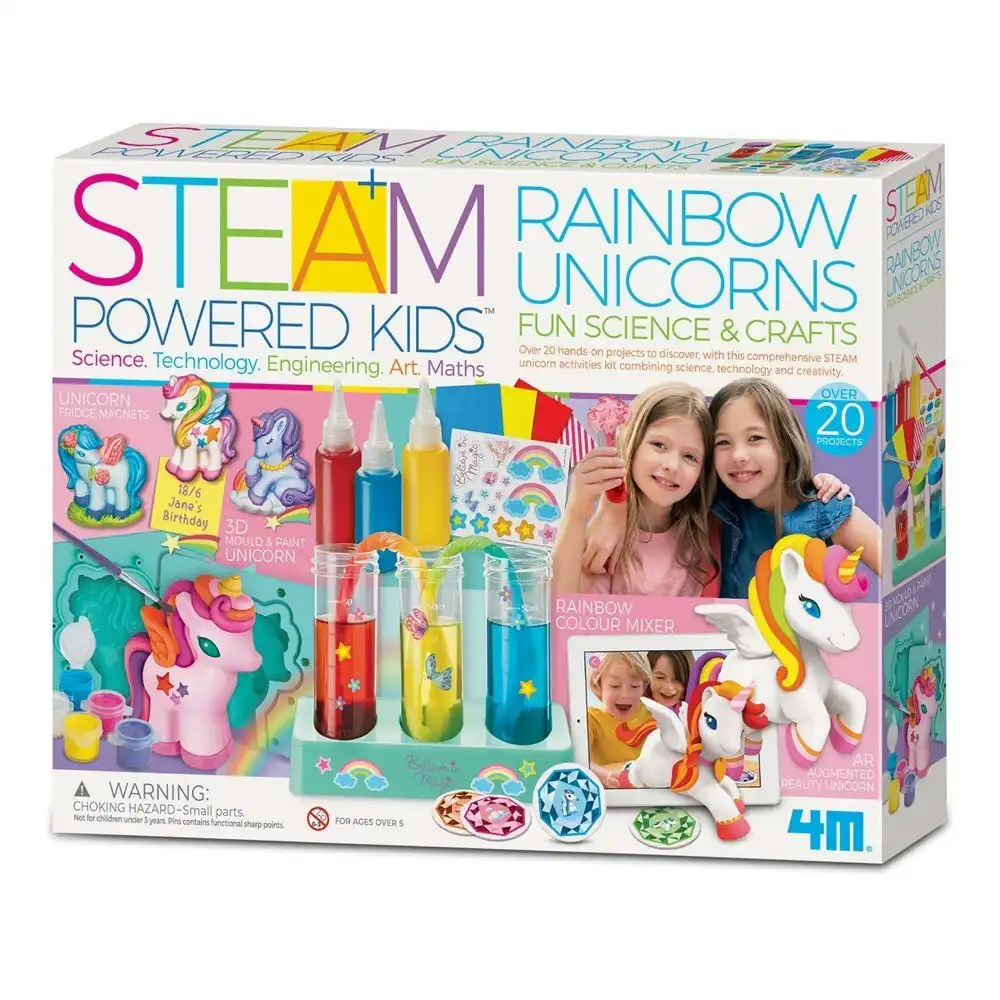 4M Steam Powered Kids Rainbows & Unicorns Kids/Toddler Art/Craft Activity 5y+