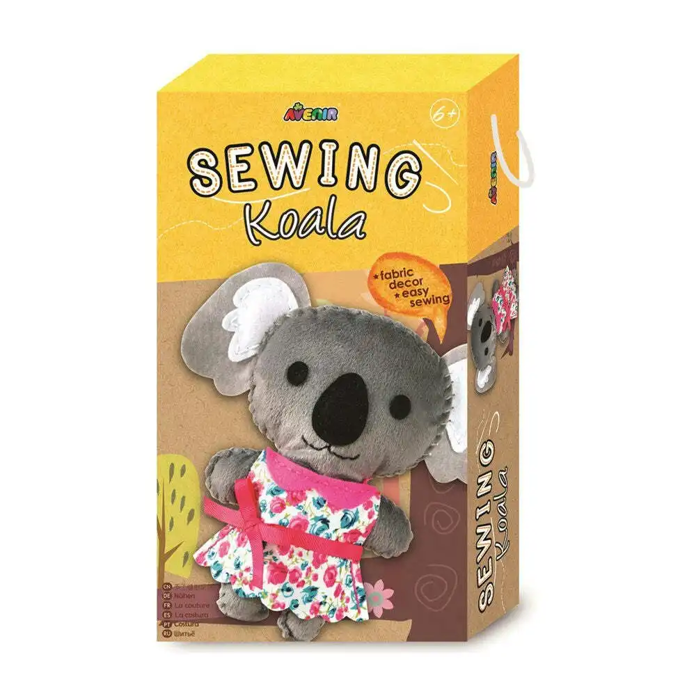 Avenir Sewing Fabric/Yarn Koala Doll Creative Fun Art/Craft Kit Kids Toy 6y+