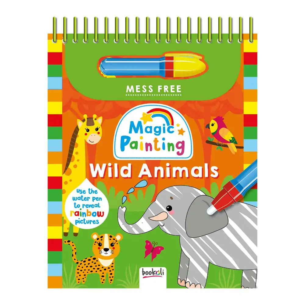 Bookoli Magic Painting Wild Animals Kids/Children Fun Learning Art Activity Set