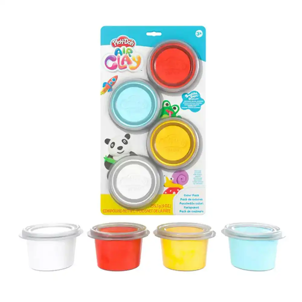 4PK Play-Doh Air Dry Clay Container Kids/Children Art Craft Creative Toy 3y+