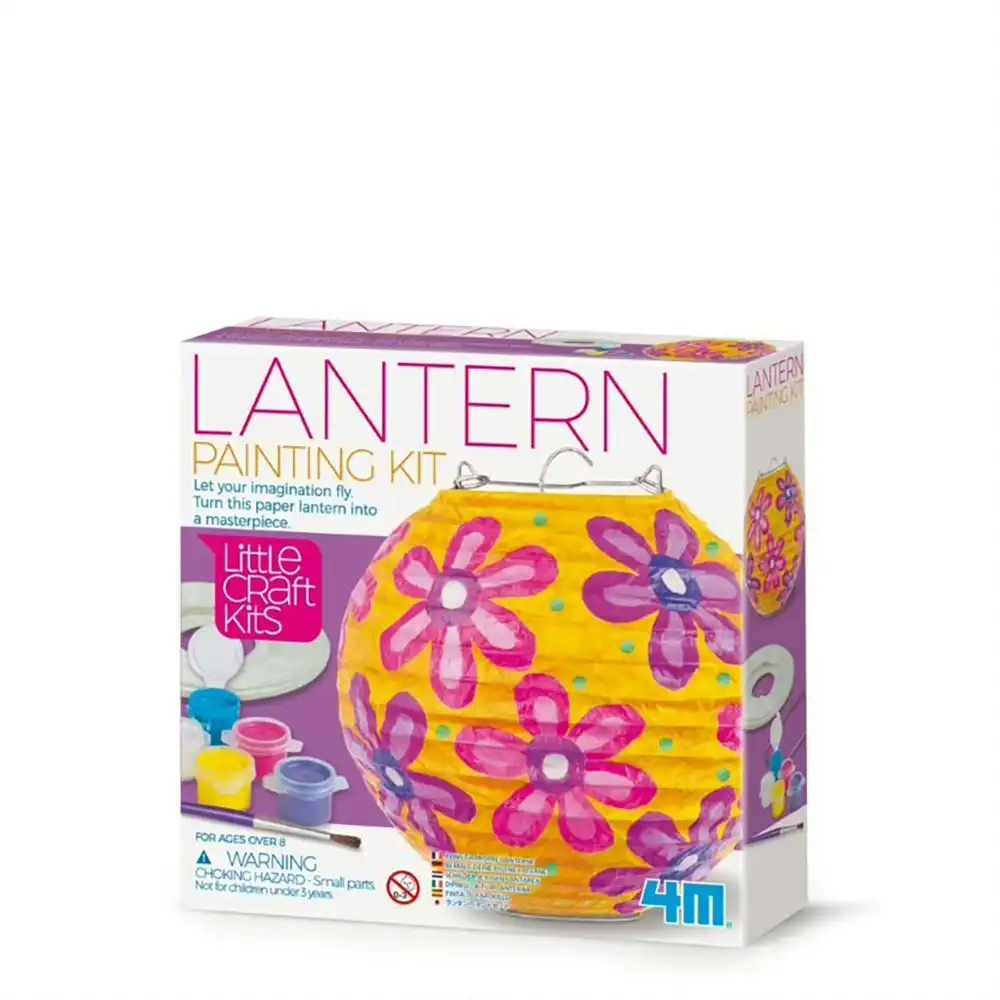 4M Little Craft DIY Make Your Own Lantern Painting Kit Kids/Children Art 5y+