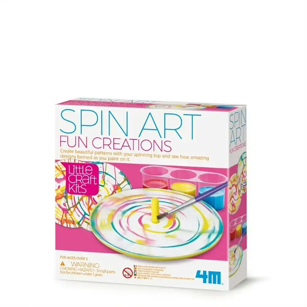 4M Little Craft Spin Art Fun Creations Pattern Kids/Children Play Activity 5y+