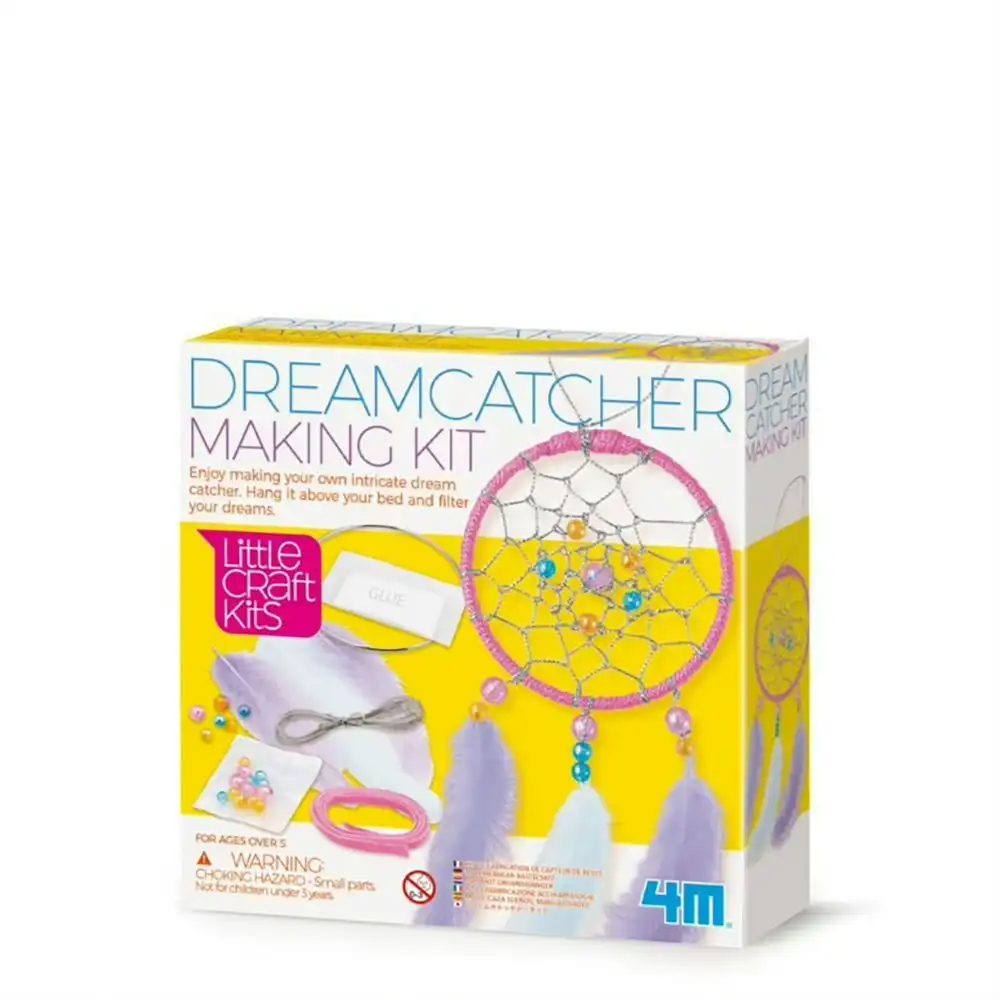 4M Little Craft Make Your Own Dream Catcher Making Kit Kids Activity Toy 5y+