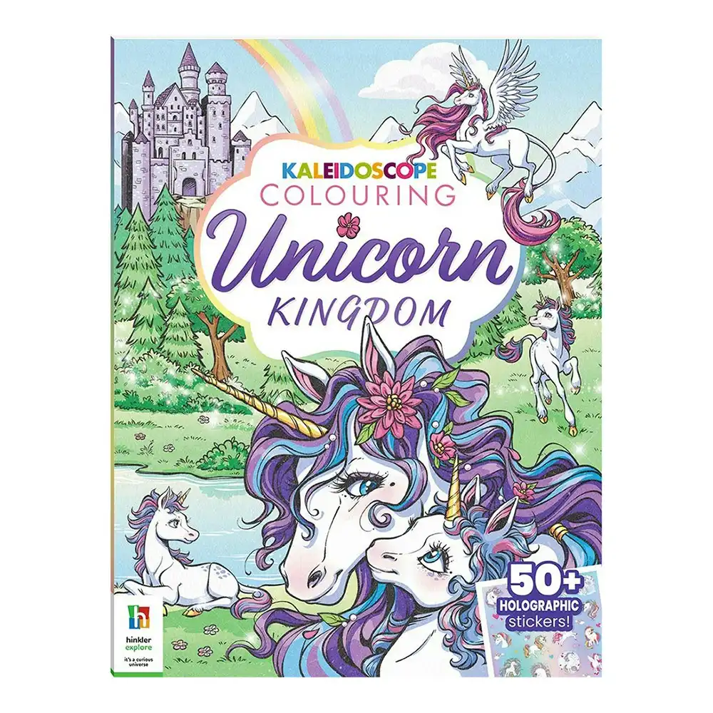 Kaleidoscope Sticker Colouring Unicorn Kingdom Colouring Book Art/Craft 6y+