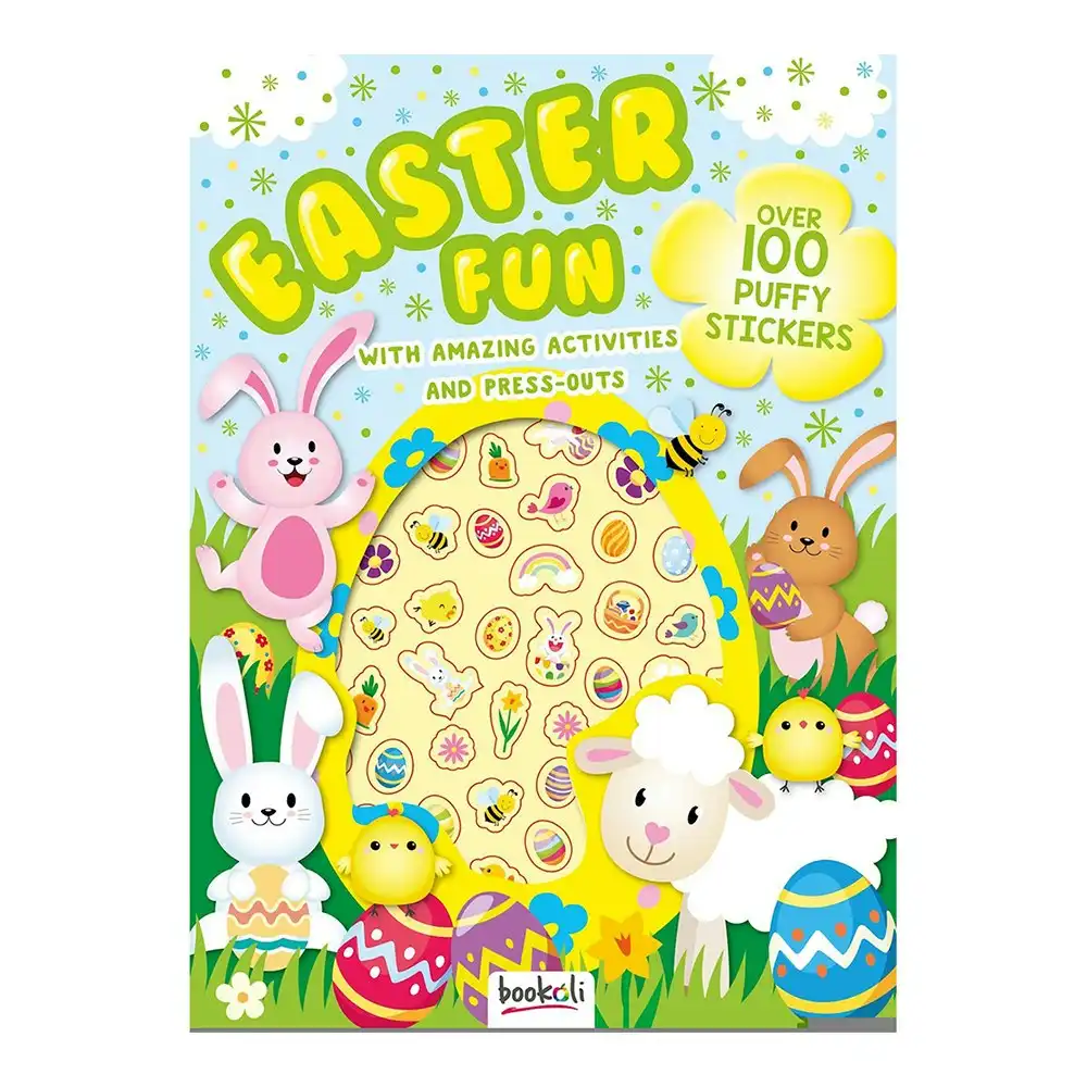 Bookoli Puffy Sticker Windows: Easter Kids Activity Book Doodle Art/Craft