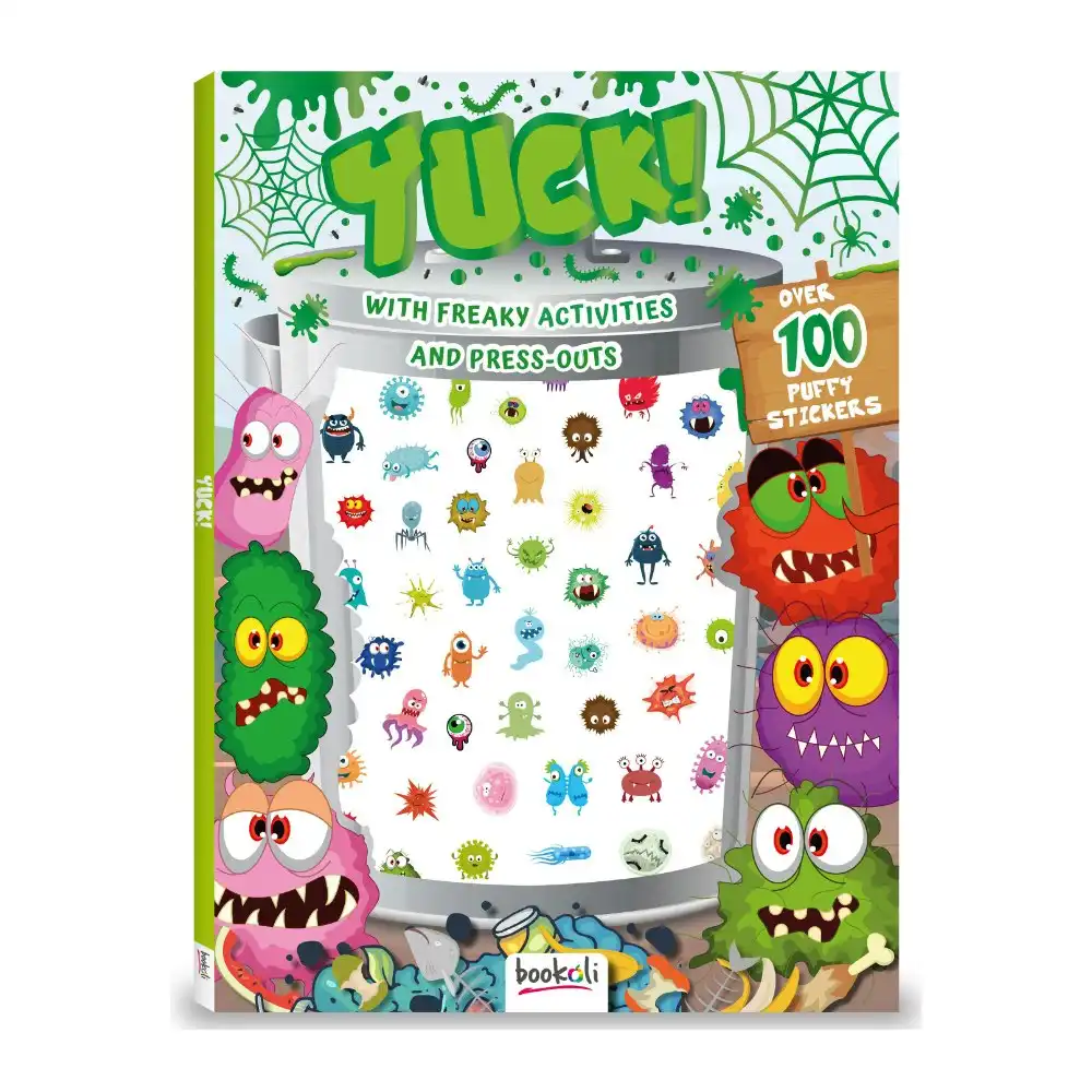 Puffy Sticker Window Yuck Kids/Children Fun Colour/Puzzle Learning Activity