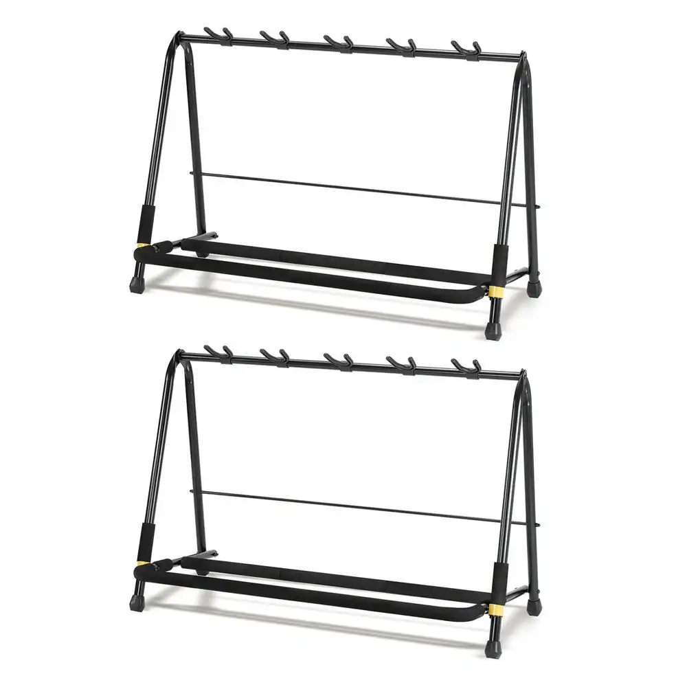 2x 5pc Hercules Acoustic/Bass/Electric Guitar Display Rack/Holder Stand/Storage