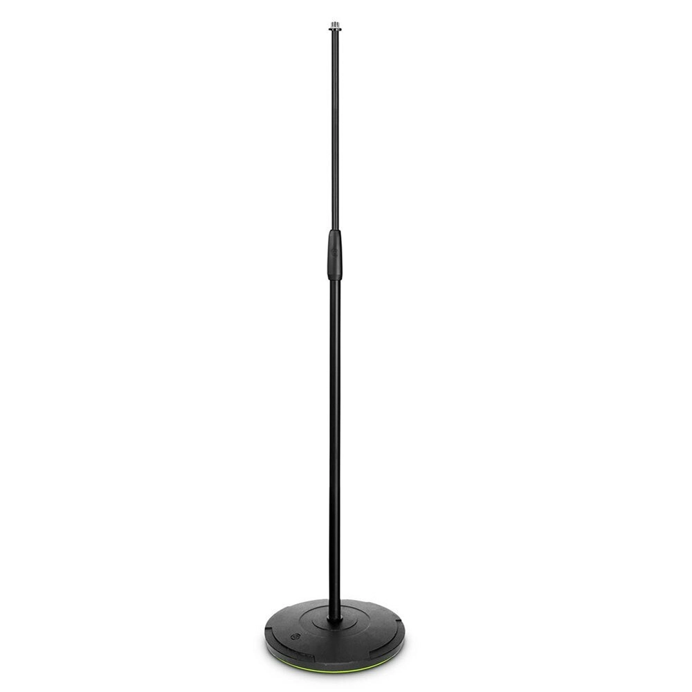 Gravity TMS23 Touring Series 160cm Microphone Steel Stand w/ Round Base Black