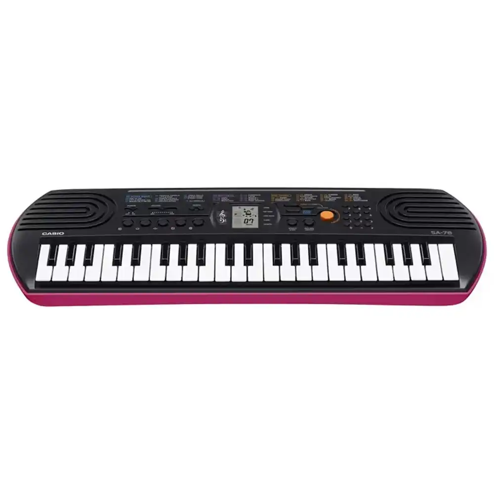 Casio SA-78 Casiotone Mini Portable 44 Key Musical Keyboard/Electric Piano Black