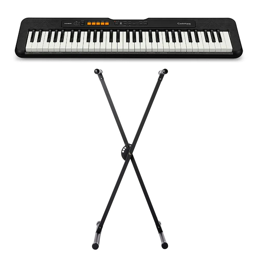 Casio CT-S100BK Casiotone Full-Size Electric Keyboard/Piano With Stand - Black