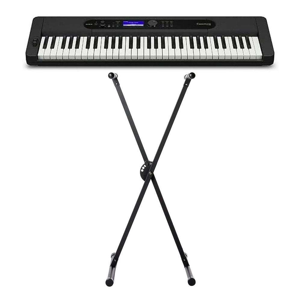 Casio Casiotone CTS-400 61 Note Electric Digital Keyboard With Stand Black