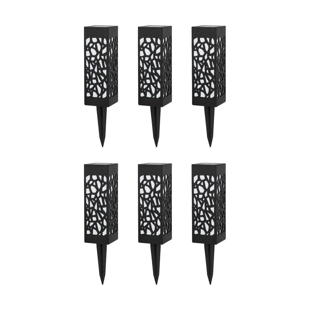 6PK Licht Solar Powered Outdoor Garden Flickering/Dance Flame Light 5.9x5.9x29cm