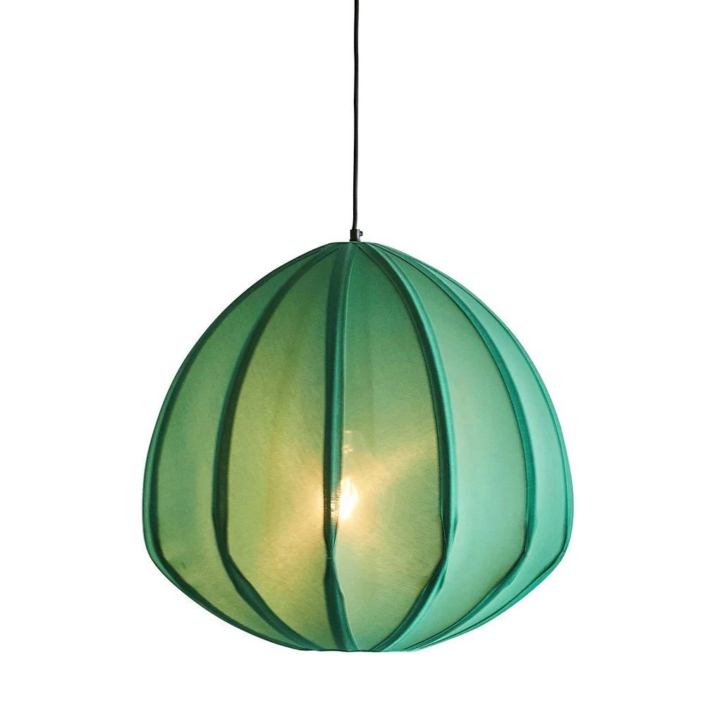 Zaffero 27cm Urchin Abstract Cotton Lantern Pendant Light Home Decor Jade / Blue