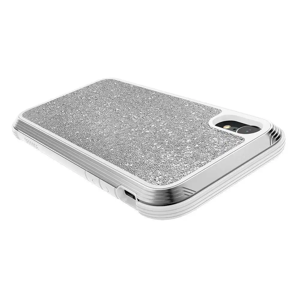 X-Doria Defense Lux Case Cover Protection For Apple iPhone XR White Glitter