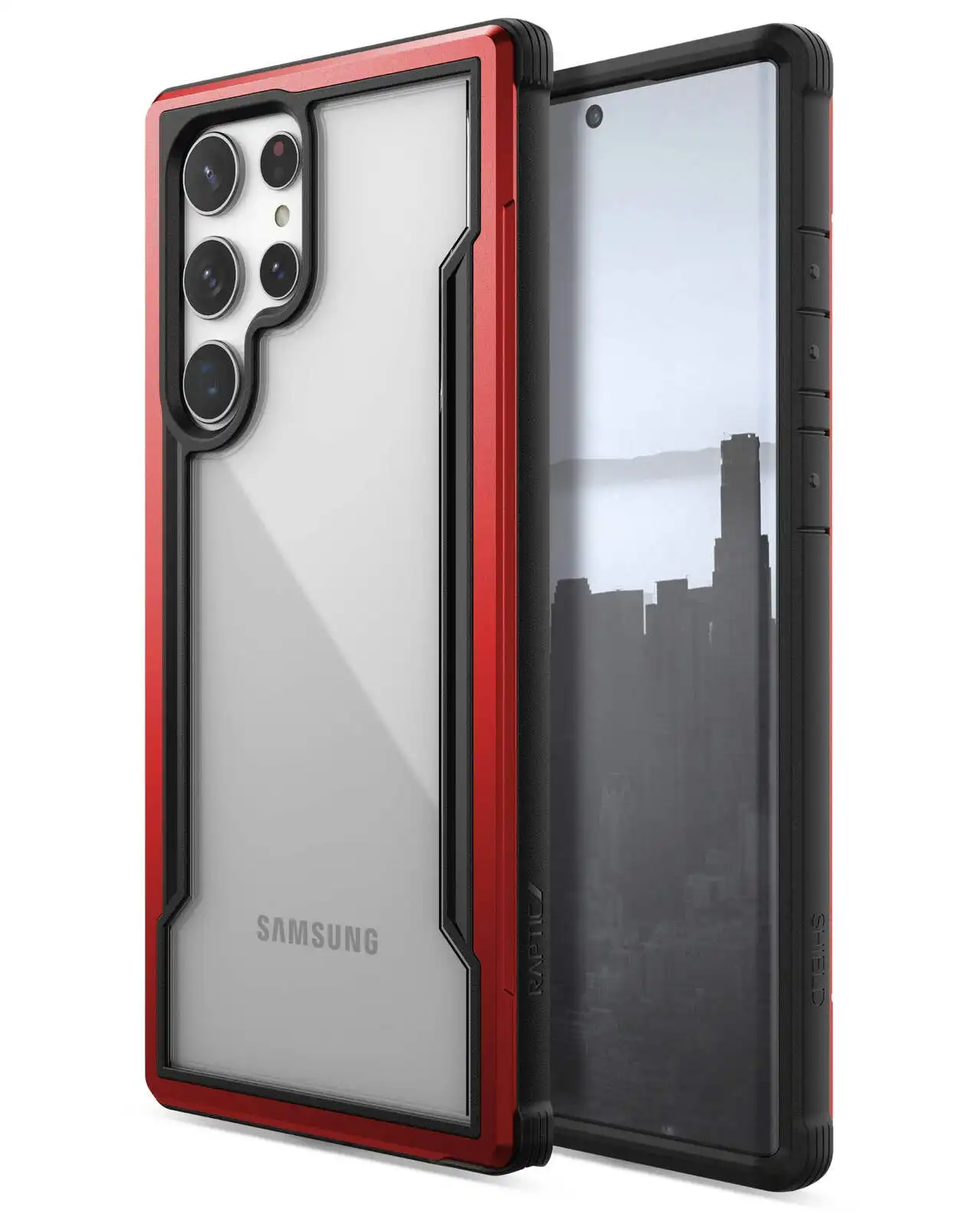 X-Doria Raptic Shield Pro Phone Case/Cover For Samsung Galaxy S22 Ultra Red