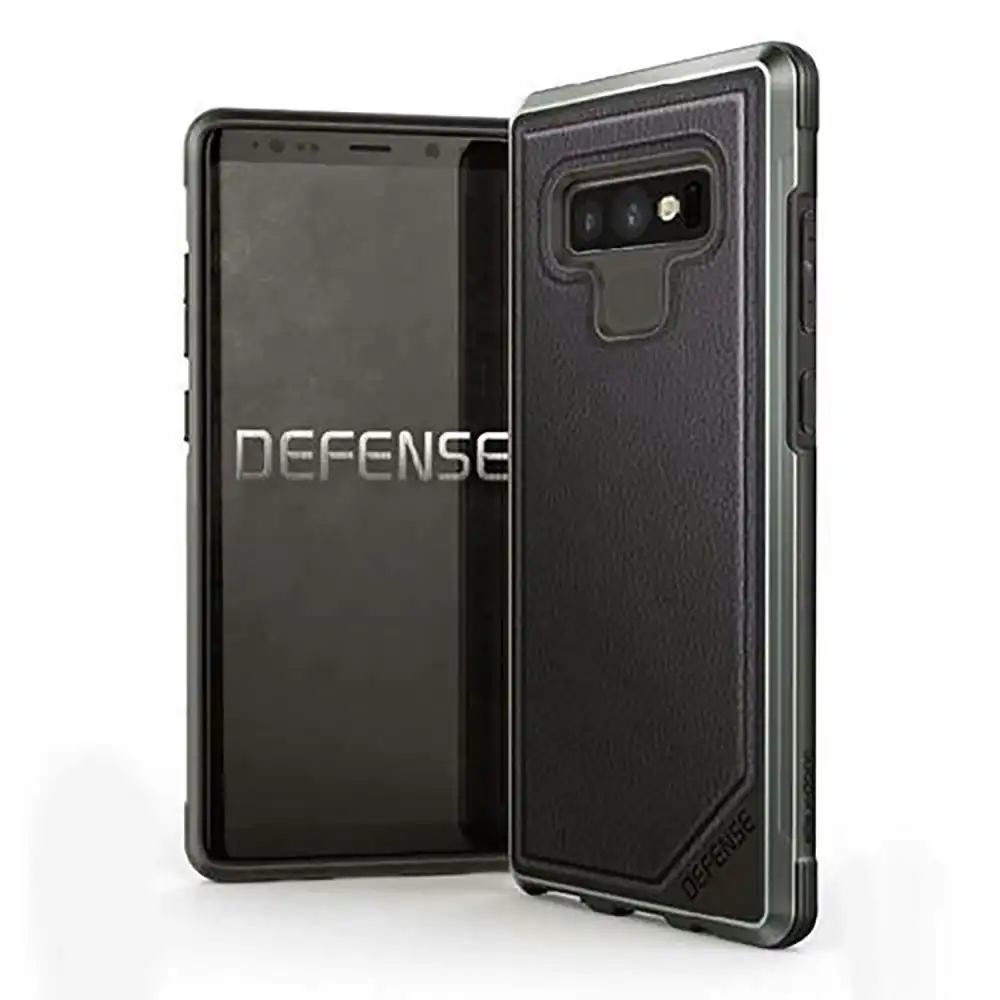 X-Doria Defense Lux Drop Protection Case For Samsung Galaxy Note 9 Black Leather
