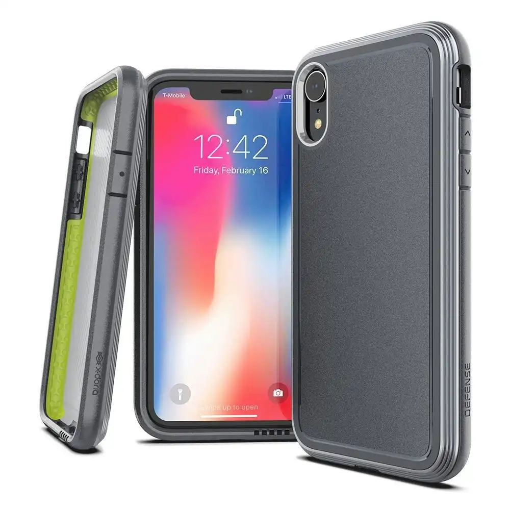 X-Doria Defense Ultra Case Cover Drop Shield Protection For Apple iPhone XR Grey