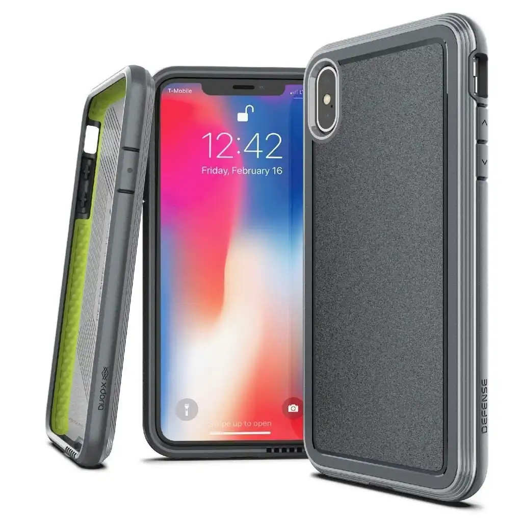 X-Doria Defense Ultra Case Cover Drop Shield Protection For iPhone XS Max Grey