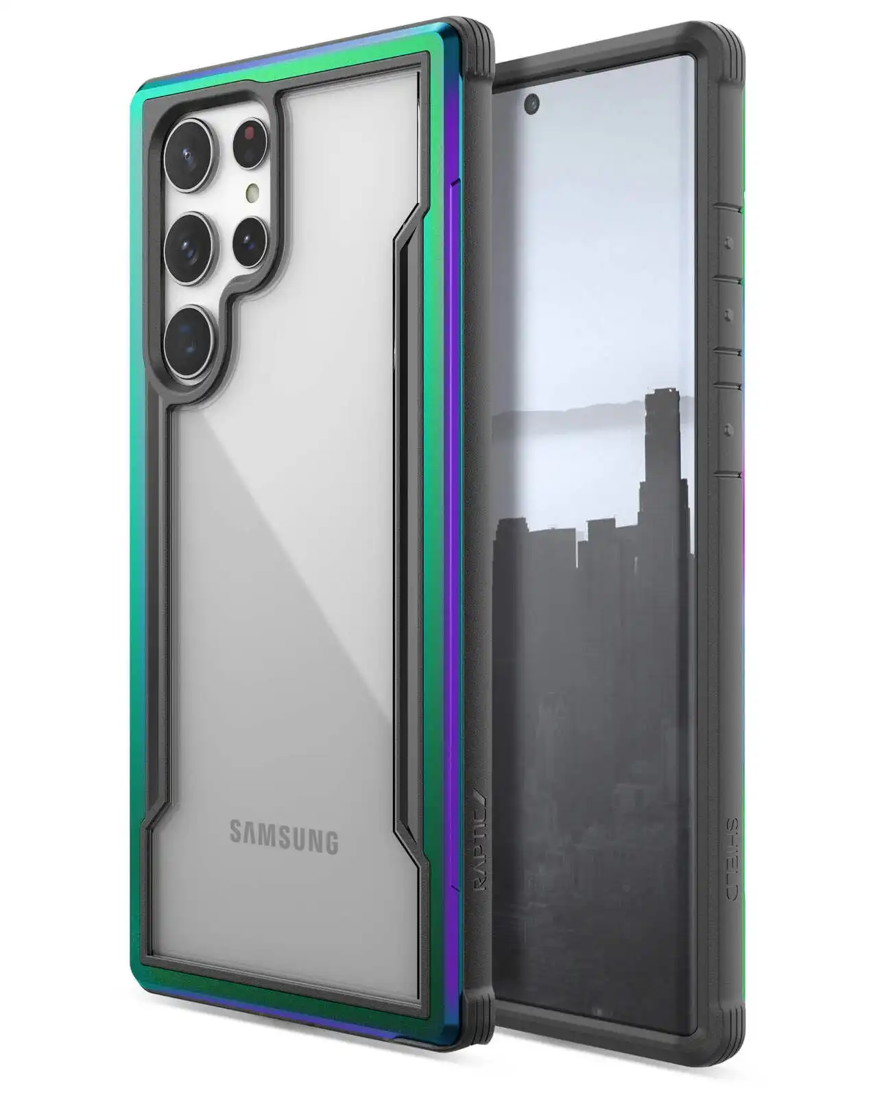 X-Doria Raptic Shield Phone Case Cover For Samsung Galaxy S23 Ultra Iridescent