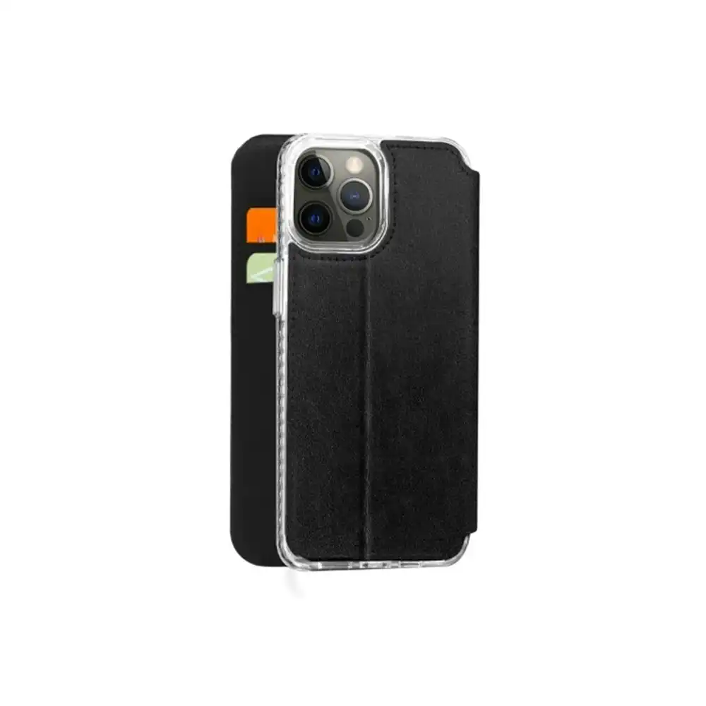 3sixT SlimFolio RFID Case Armour Cover Protection For iPhone 13 Pro Max Black