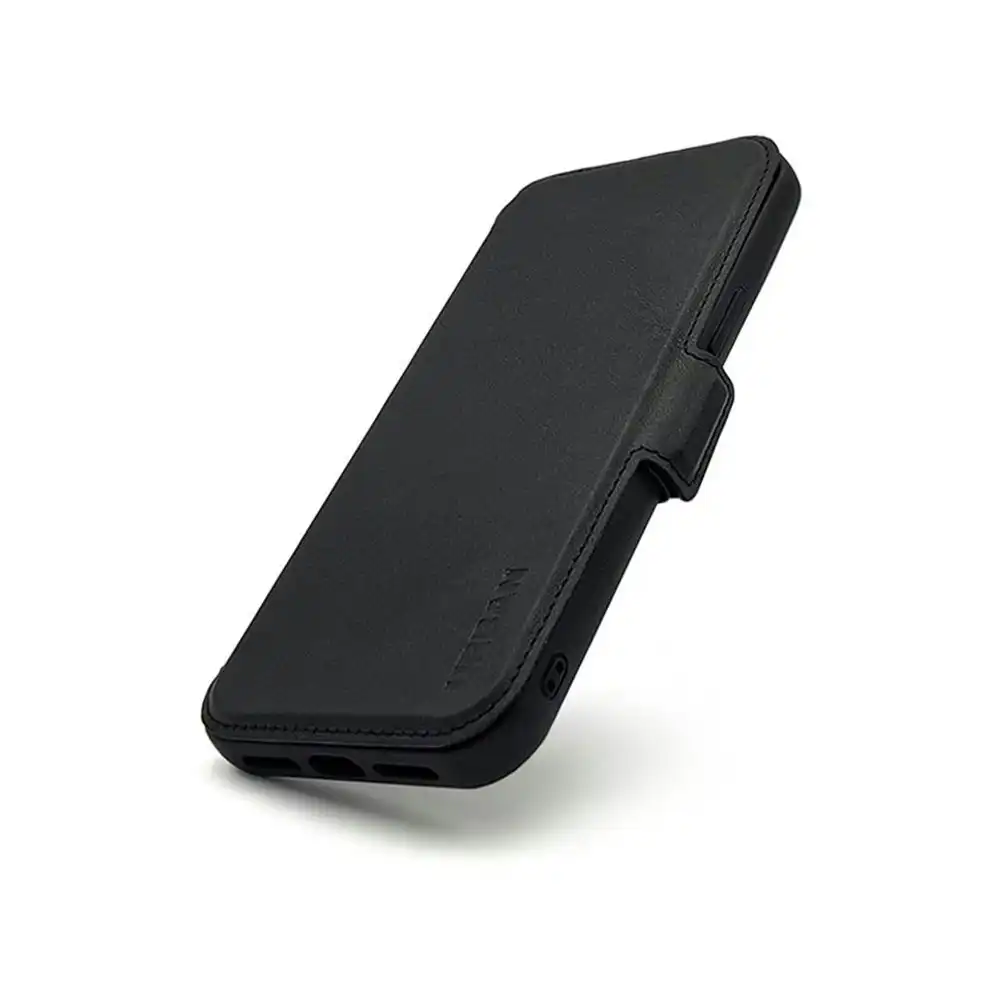 Urban Everyday Wallet Folio Phone Case Flip Cover For Samsung Galaxy S24 Black