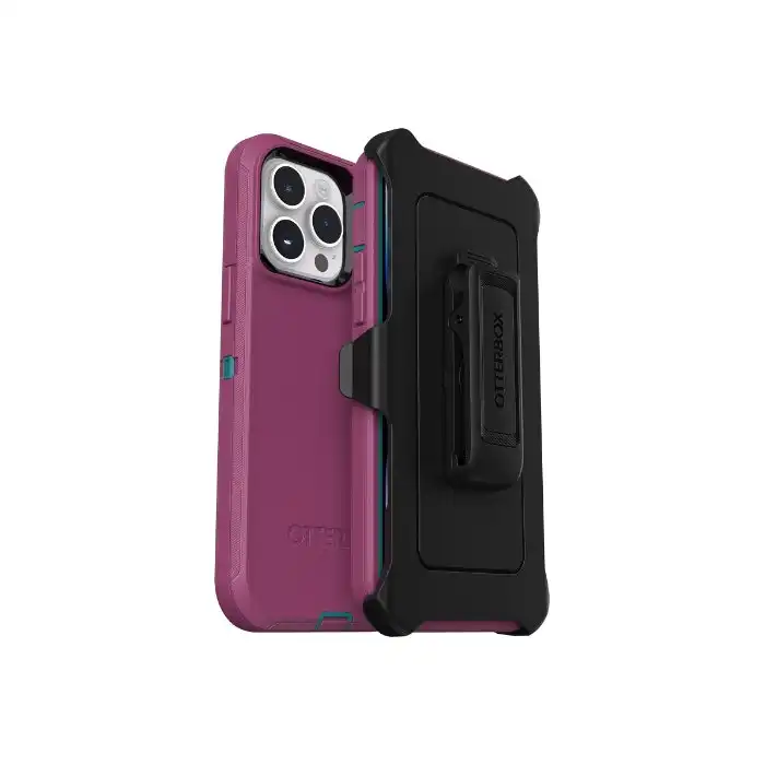 Otterbox Defender Case Protection Phone Cover For iPhone 14 Pro Max Fuschia