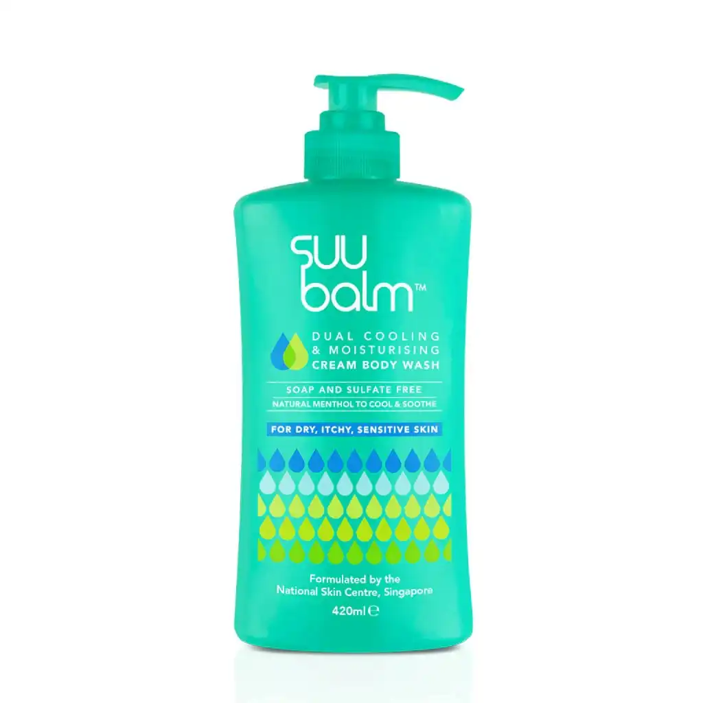 Suu Balm Dual Cooling & Moist Cream Body Wash 420ml